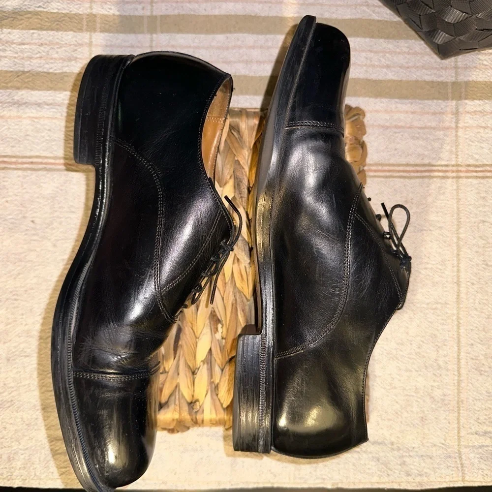 Florsheim Comfortech Black Oxford Men's Shoes - Size 10.5